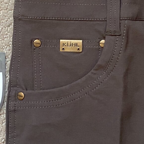 KUHL Resistor Jean 30x34 Klassik Fit Stretch Water Resistant Black Moss NWT - Picture 4 of 14